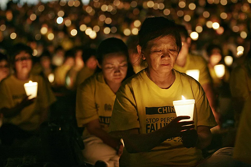 Candel Light Vigil For Those Who Are Tortured And Killed In China 1