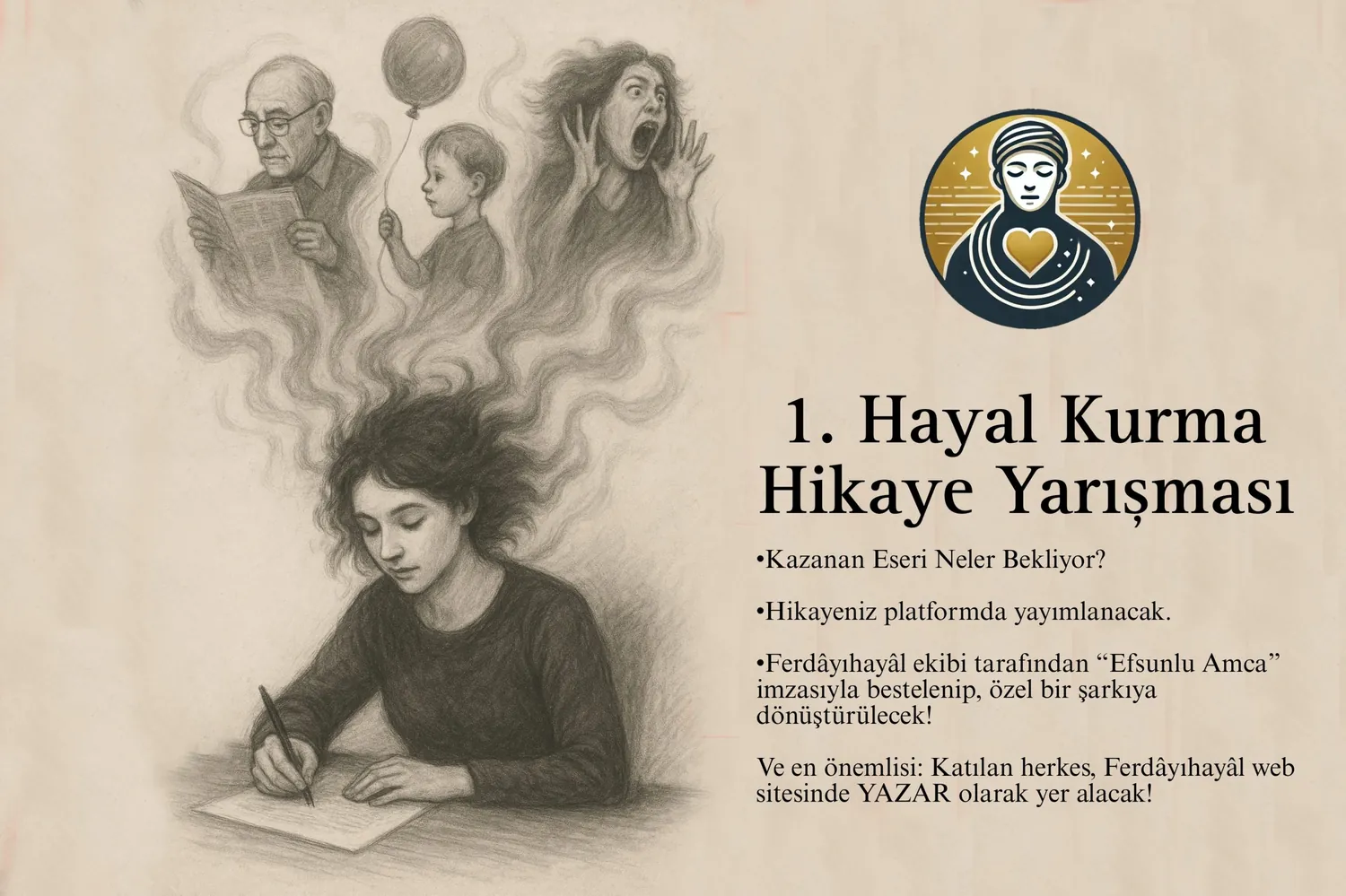 Ferdayihayal den hayalperest yazar adaylarina cagri 1 hayal kurma hikaye yarismasi basliyor.webp