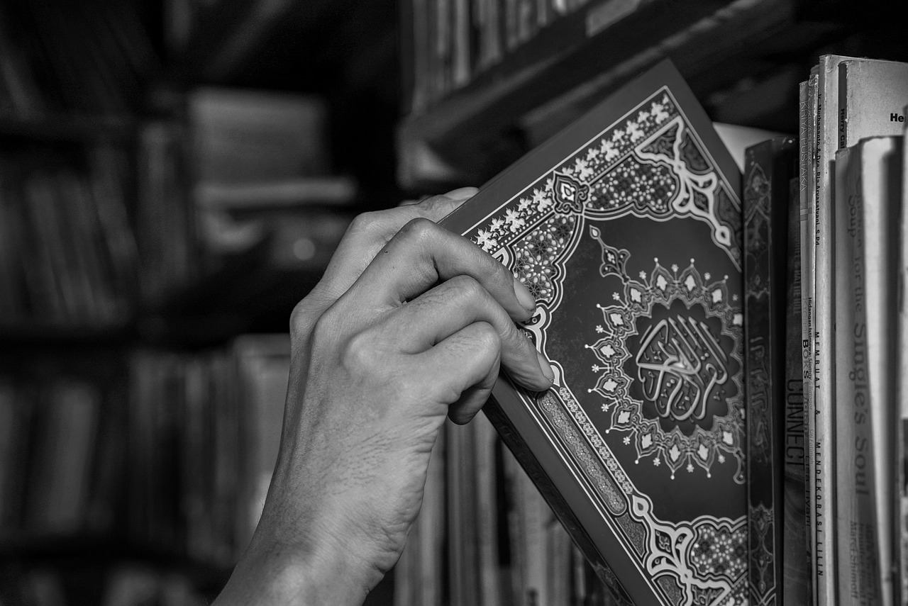 al-qur'an, quran, scripture, religion, islam, muslim, library, bookshelf, quran, quran, quran, quran, quran